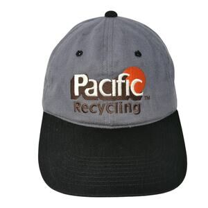 Pacific Recycling Baseball Cap Blue OS Adjustable Embroidered Headliner Vernon